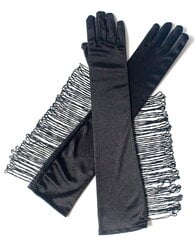 Женские длинные перчатки V51, черные цена и информация | Женские перчатки | kaup24.ee