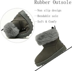 Детские зимние ботинки SMajong, серые цена и информация | Детская зимняя обувь | kaup24.ee
