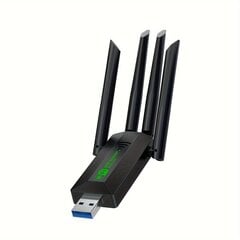 Kahe sagedusvööga USB-ühendusega võrgukaart. Traadita Wi-Fi vastuvõtja 2.4G/5G ühendusega hind ja info | USB jagajad, adapterid | kaup24.ee