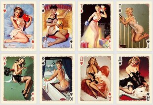 Mängukaardid Pin Up Girls hind ja info | Erootilised kingitused ja suveniirid | kaup24.ee