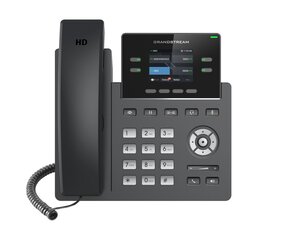 Grandstream Networks GRP2612P IP telefon Must 2 rida TFT цена и информация | Стационарные телефоны | kaup24.ee