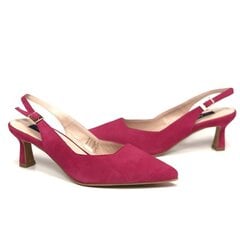 Замшевые туфли с открытой пяткой для женщин Bella b, розовые цена и информация | Туфли женские Saimaoxieye, песочного цвета | kaup24.ee