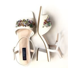Роскошные босоножки для женщин Daniela Shoes, белые цена и информация | Сандалии на липучке | kaup24.ee