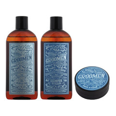 Набор Groomen для тела и волос AQUA (шампунь, паста, гель для тела) цена и информация | Шампуни | kaup24.ee