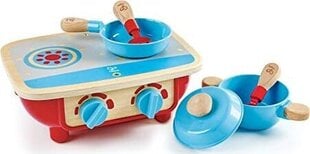 Игрушечная плита с принадлежностями Hape цена и информация | Игрушки для девочек | kaup24.ee
