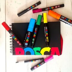 Блокнот UNI Posca, А5, 96 стр. цена и информация | Тетради и бумажные товары | kaup24.ee