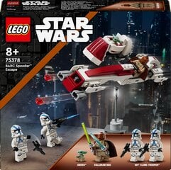 75378 LEGO® Star Wars™ BARC kiirmootorratta põgenemine hind ja info | Klotsid ja konstruktorid | kaup24.ee