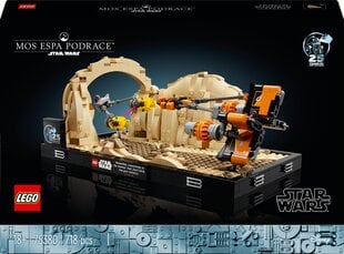 75380 LEGO® Star Wars™ Mos Espa võidusõidu dioraam цена и информация | Конструкторы и кубики | kaup24.ee