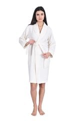 Вафельный хлопковый халат для женщин, Pidzaama House PH-4271K, песочный цена и информация | Женские халаты | kaup24.ee