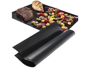 Grillmatt, must, 33x40 cm hind ja info | Grillitarvikud ja grillnõud | kaup24.ee