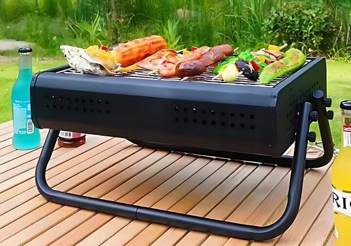 Fluxar KP126 kaasaskantav grill 48 x 28 cm цена и информация | Grillid | kaup24.ee