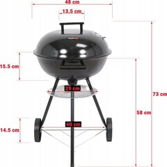 Fluxar KP104 kaasaskantav grill 41 x 41 cm цена и информация | Грили | kaup24.ee