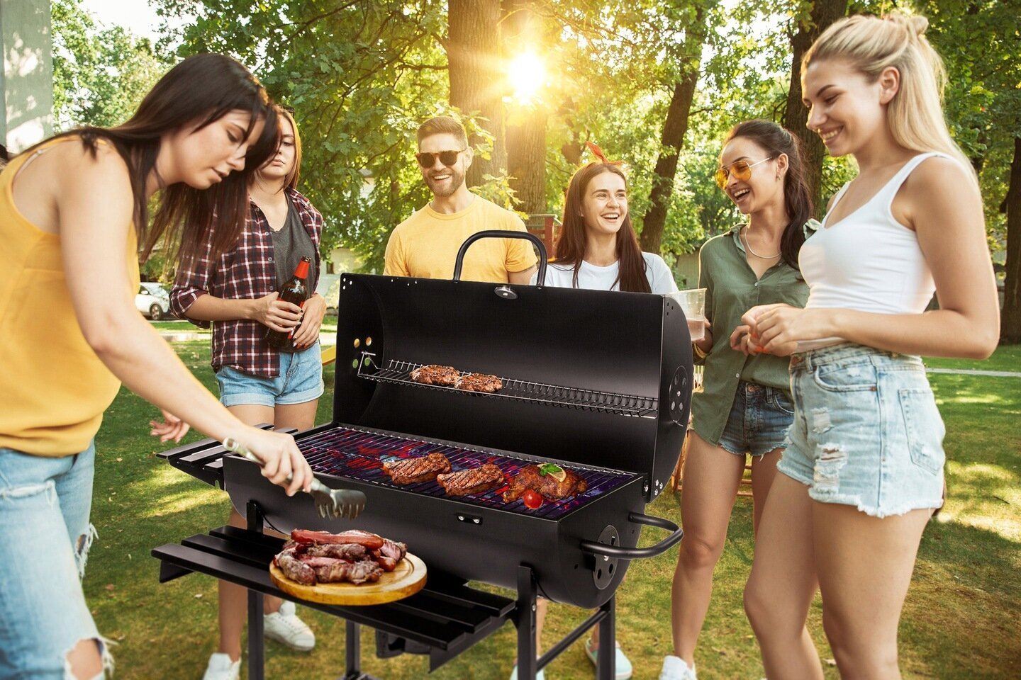 Söegrill Five-Star Grill&Chill söegrill 71 x 35 cm hind ja info | Grillid | kaup24.ee