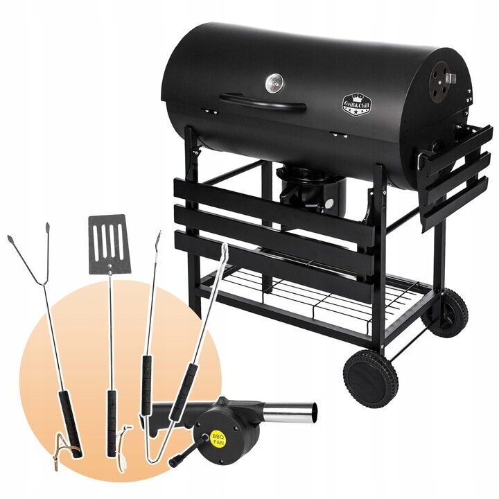 Söegrill Five-Star Grill&Chill söegrill 71 x 35 cm hind ja info | Grillid | kaup24.ee