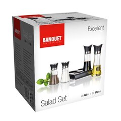 Banquet maitseainepurkide komplekt, 60 + 110ml, 5 tk цена и информация | Емкости для специй, измельчители | kaup24.ee