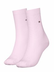 Носки Tommy Hilfiger, Dot Soft Tencel Light Pink, 2 шт цена и информация | Женские носки из ангорской шерсти | kaup24.ee