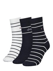 Носки женские Tommy Hilfiger, разноцветные, 3 шт. цена и информация | Женские носки из ангорской шерсти | kaup24.ee