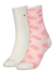 Носки женские Tommy Hilfiger, разноцветные, 2 шт. цена и информация | Женские носки из ангорской шерсти | kaup24.ee