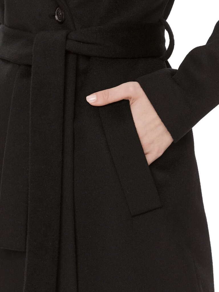 Calvin Klein Mantel naistele Essential Wool Wrap 560077208, must цена и информация | Naiste mantlid | kaup24.ee