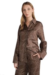 Рубашка женская Calvin Klein, коричневая цена и информация | Женские блузки, рубашки | kaup24.ee