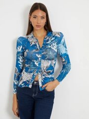 Guess Jeans блузка женская W2BP43 KBEM0 P7MF, синяя цена и информация | Женские блузки, рубашки | kaup24.ee