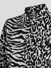Платье Karl Lagerfeld Karl Animal Aop White 240W1300 563760059, черный/белый цена и информация | Платья | kaup24.ee