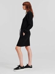 Платье Karl Lagerfeld Ikonik Glitter Sweat Black 240W1352 563760080, черный цена и информация | Платья | kaup24.ee