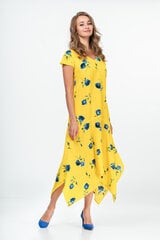 Платье Loriata 2538 Yellow Print 2538 563952432, желтый цена и информация | Платья | kaup24.ee