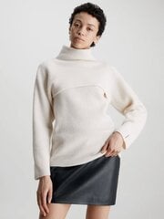 Женский свитер Calvin Klein Recycled Wool Overlay Vanilla Ice K20K205986YAT 560077418, белый цена и информация | Женские кофты | kaup24.ee