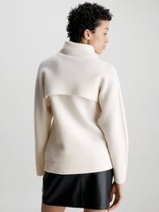 Женский свитер Calvin Klein Recycled Wool Overlay Vanilla Ice K20K205986YAT 560077418, белый цена и информация | Женские кофты | kaup24.ee