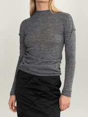 Женский свитер Calvin Klein Sheer Alpaca Gatherd Dark Grey Heather K20K206012P9W 560077413, серый цена и информация | Женские кофты | kaup24.ee