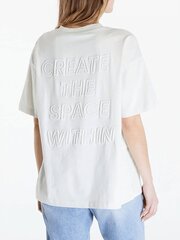 Футболка CALVIN KLEIN JEANS Embroidered Slogan Boyfriend Icicle J20J223701CGA 560077515 цена и информация | Женские футболки | kaup24.ee