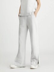  Calvin Klein Jeans брюки для женщин Diffused Monologo Jog Lunar Rock, 560077643, белые цена и информация | Женские брюки | kaup24.ee