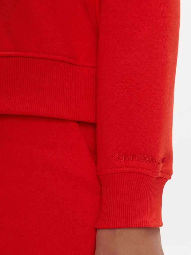 Calvin Klein Jeans pluus naistele Embro Badge Regular Fiery J20J223227XA7 560077554, punane hind ja info | Naiste pusad | kaup24.ee