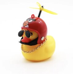 Велосипедный фонарь, утиный колокольчик в шлеме - Angry Birds цена и информация | Звонки, сигналы на велосипед | kaup24.ee