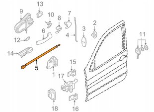 Кабель Открывания Передней Двери, Bmw X5 E53 1999-2006, 51218403057, ME Premium цена и информация | Дополнительные принадлежности | kaup24.ee