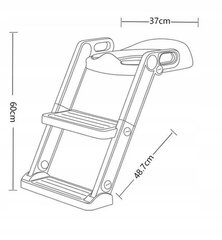 Ступеньки для туалета Promerco цена и информация | Детали для унитазов, биде | kaup24.ee