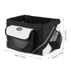 Сумка для животных Tech Zone Bicycle Pet Bag, 36x26.5x25 см, черная цена и информация | Переноски, сумки | kaup24.ee