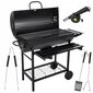 Grill Five-Star Grill&Chill, 115x71 cm, must hind ja info | Grillid | kaup24.ee