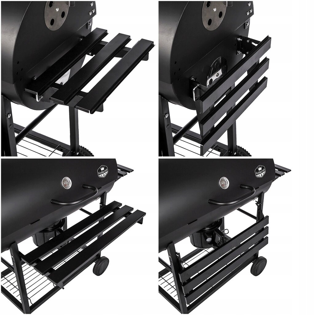 Grill Five-Star Grill&Chill, 115x71 cm, must hind ja info | Grillid | kaup24.ee