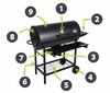 Grill Five-Star Grill&Chill, 115x71 cm, must hind ja info | Grillid | kaup24.ee