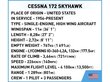 COBI - Plastkonstruktorid Cessna 172 Skyhawk-White-Blue, 1/48, 26622 hind ja info | Klotsid ja konstruktorid | kaup24.ee