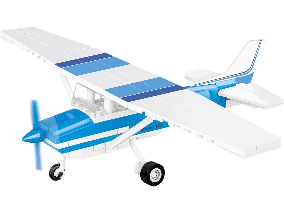 COBI - Plastkonstruktorid Cessna 172 Skyhawk-White-Blue, 1/48, 26622 hind ja info | Klotsid ja konstruktorid | kaup24.ee