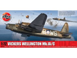 Mudel Airfix - Vickers Wellington Mk.IA/C, 1/72, A08019A hind ja info | Klotsid ja konstruktorid | kaup24.ee