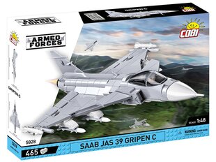 Plastkonstruktorid Saab JAS 39 Gripen C, 1/48, 5828 цена и информация | Конструкторы и кубики | kaup24.ee