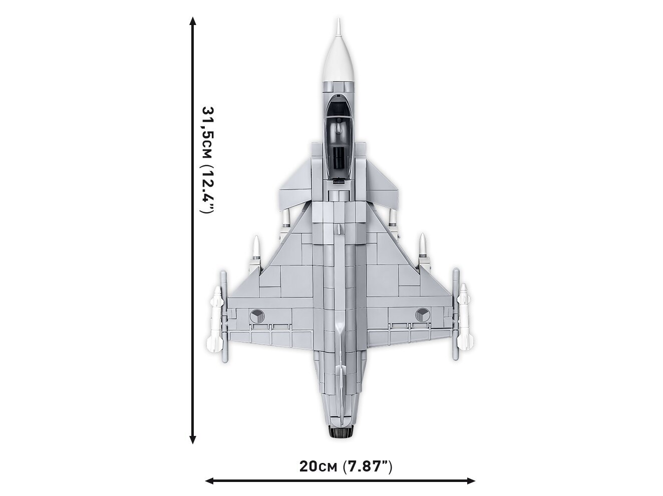 Plastkonstruktorid Saab JAS 39 Gripen C, 1/48, 5828 цена и информация | Klotsid ja konstruktorid | kaup24.ee