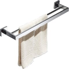 Настенная вешалка для полотенец 60 см цена и информация | Аксессуары для ванной комнаты | kaup24.ee
