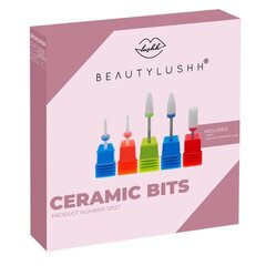 Комплект керамических насадок для маникюра Beautylush, 5 шт. цена и информация | Средства для маникюра и педикюра | kaup24.ee