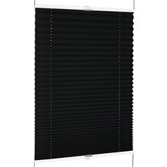 Plisseeruloo Bojanek Easyfix Pro must 115x160 cm цена и информация | Рулонные шторы | kaup24.ee