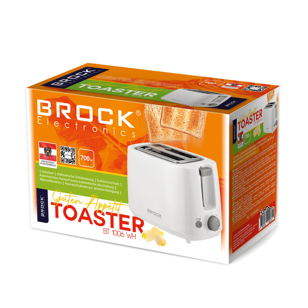 Brock Electronics 220-240V; 50/60Hz, 650-700W цена и информация | Rösterid | kaup24.ee